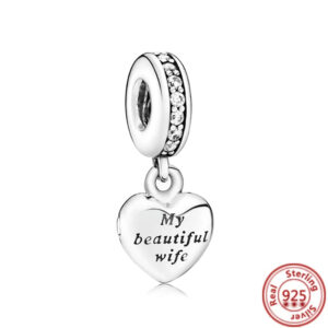 Charm My Beautiful Wife din argint